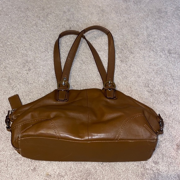 Brown Leather Coach Purse - Picture 1 of 8
